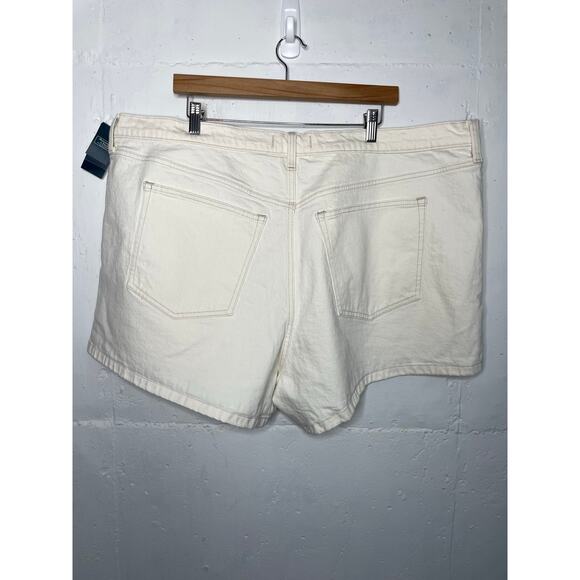 NEW Abercrombie & Fitch Womens 90s Relaxed Cutoff Short High Rise 36/22 - Picture 5 of 7